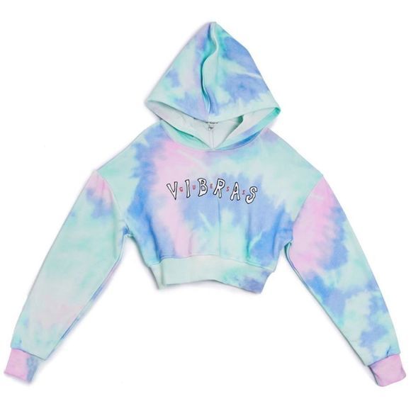 GUESS x J Balvin Vibras Collection Cropped‎ Sweatshirt - Picture 1 of 5